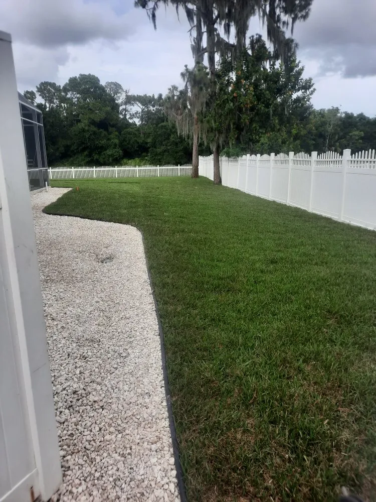 Local landscape installation for residential properties in Palmetto, FL by Rock Solid Excavating and Sandstone Design