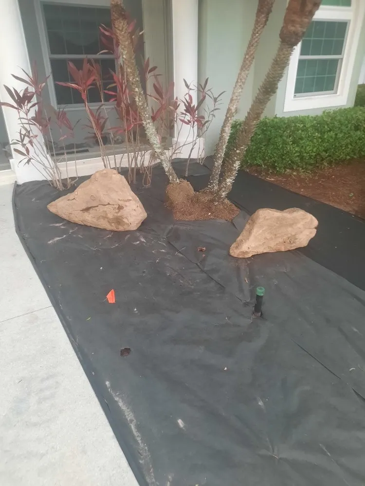 Local lawn mowing service for outdoor upgrades across Palmetto, FL - Rock Solid Excavating and Sandstone Design