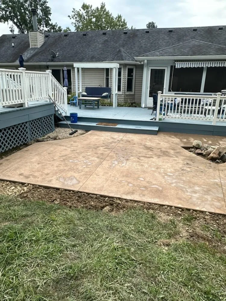 Expert yard cleanup service for outdoor upgrades in Bargersville, IN by Rock Solid Hardscapes & More