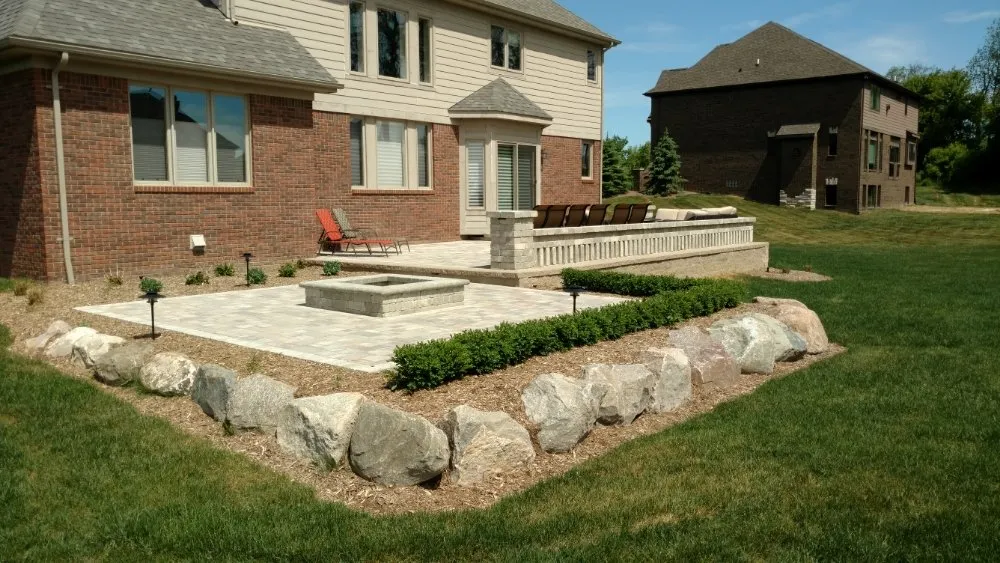 Expert lawn mowing service with custom design across Mount Clemens, MI - Rock Solid Landscape & Design