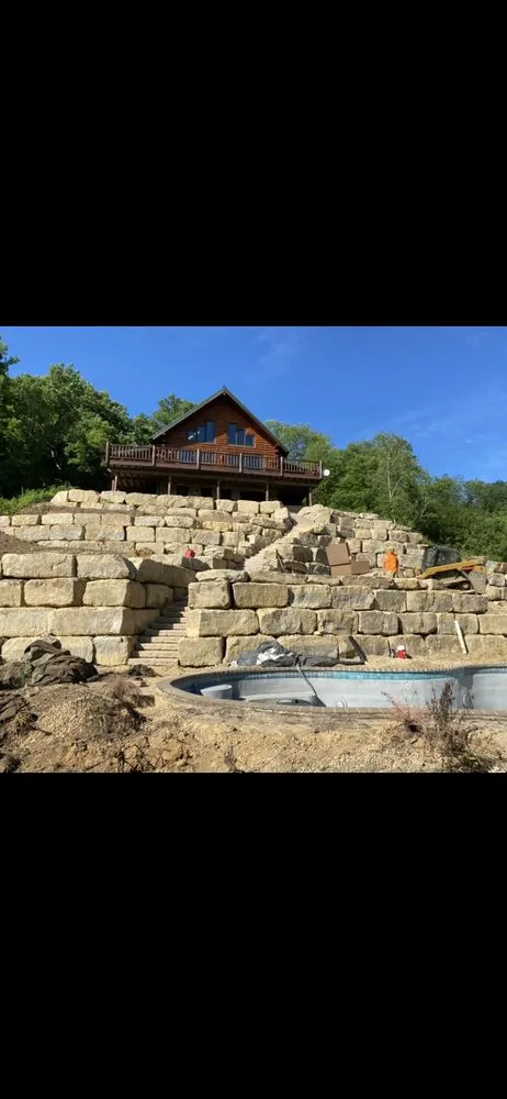Professional landscape design in Soldiers Grove, WI by Rock Solid landscaping