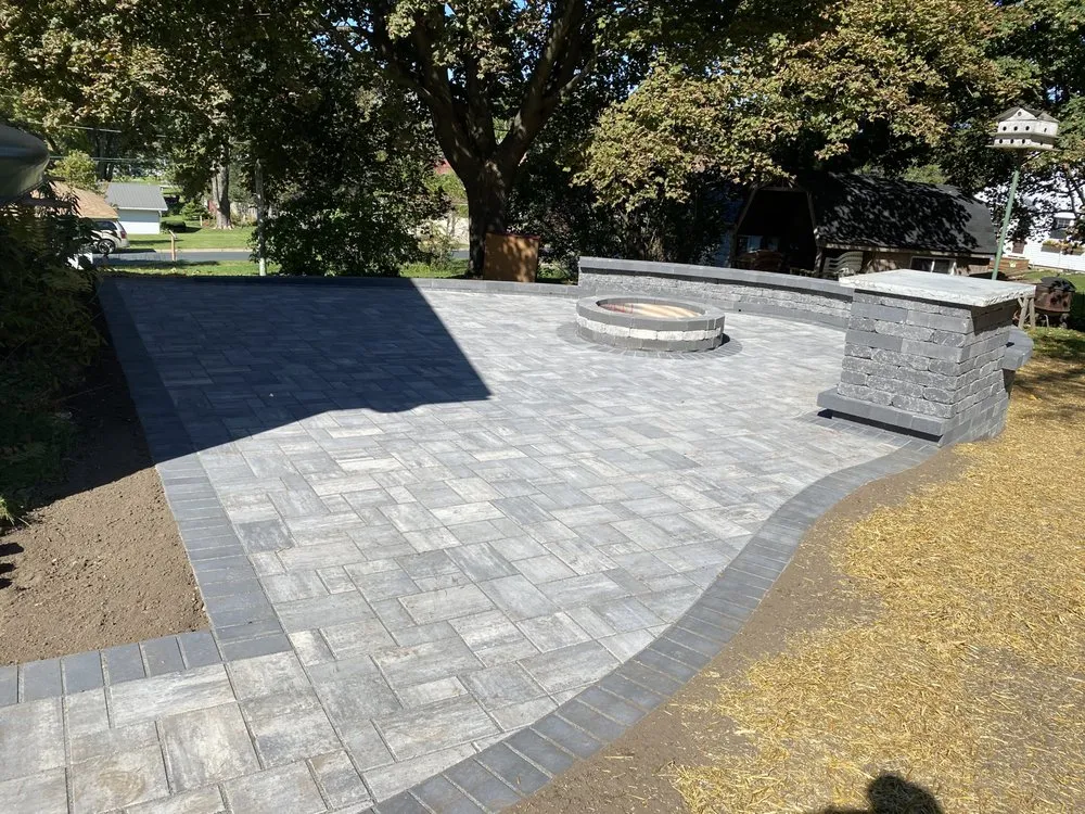 Affordable yard cleanup service with custom design across Soldiers Grove, WI - Rock Solid landscaping