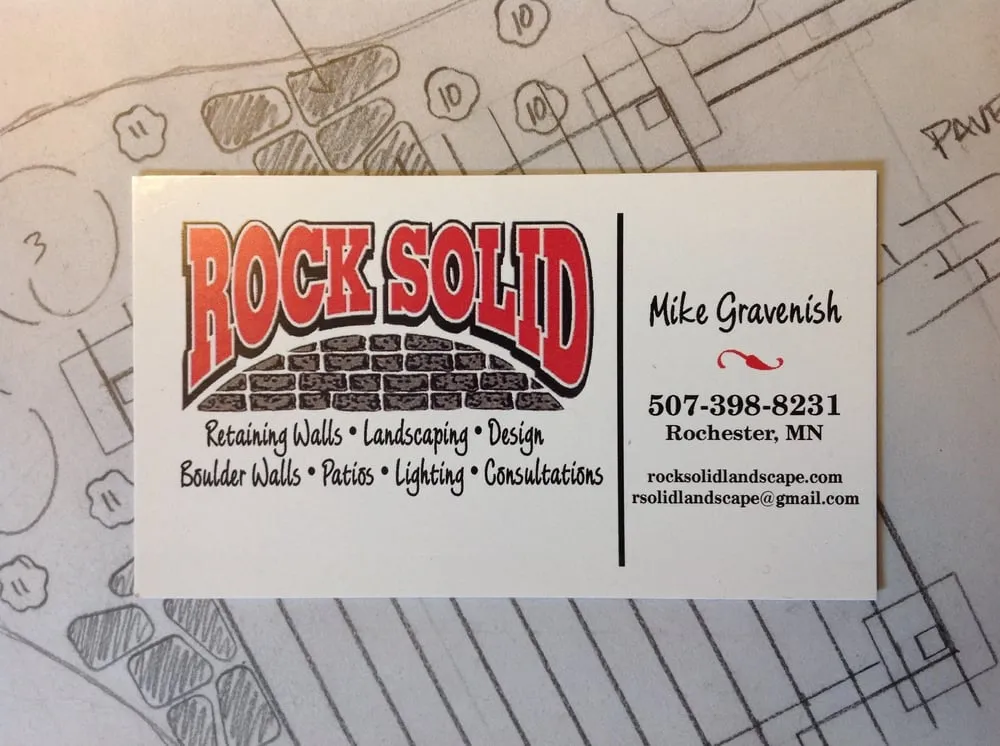 Expert landscape installation in Oronoco, MN - Rock Solid Retaining Walls & Landscaping