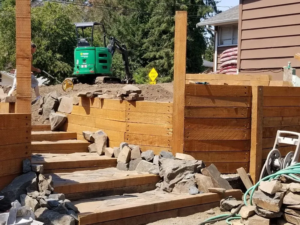 Local yard cleanup service in Lacey, WA by Rock Solid Tree & Landscape Services