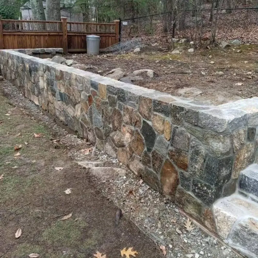 Local yard maintenance with custom design in Lowell, MA by Rock Steady Landscaping & Masonry