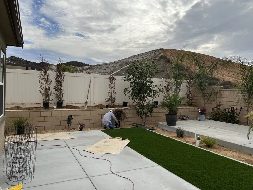 Reliable garden landscaping experts serving Wildomar, CA - ROCK Turf and Landscape
