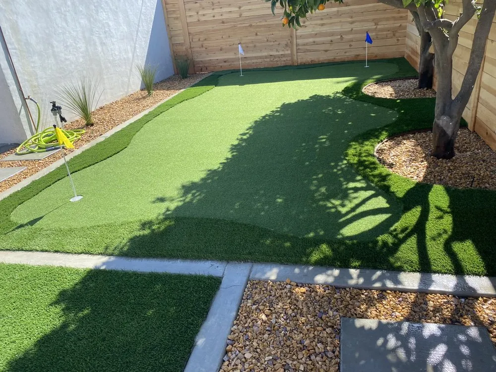 Custom lawn care service for beautiful yards in Stanton, CA by Rock Valley Landscaping Construction