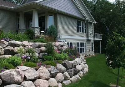 Professional landscaping services in Salem, UT by Rock Wall Guys
