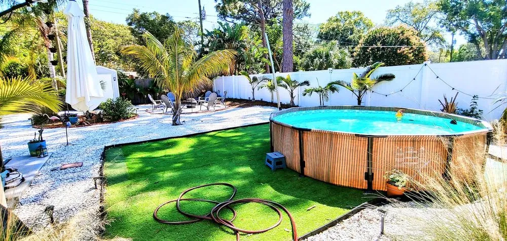 Professional garden landscaping in Largo, FL by Rock Your Style