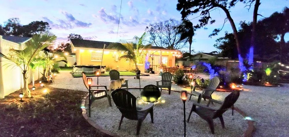 Professional garden landscaping for year-round maintenance in Largo, FL by Rock Your Style