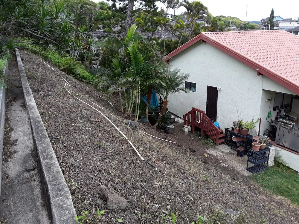 Custom garden landscaping for homes in Waipahu, HI by Rocket Tree Surgeons & Landscaping Services