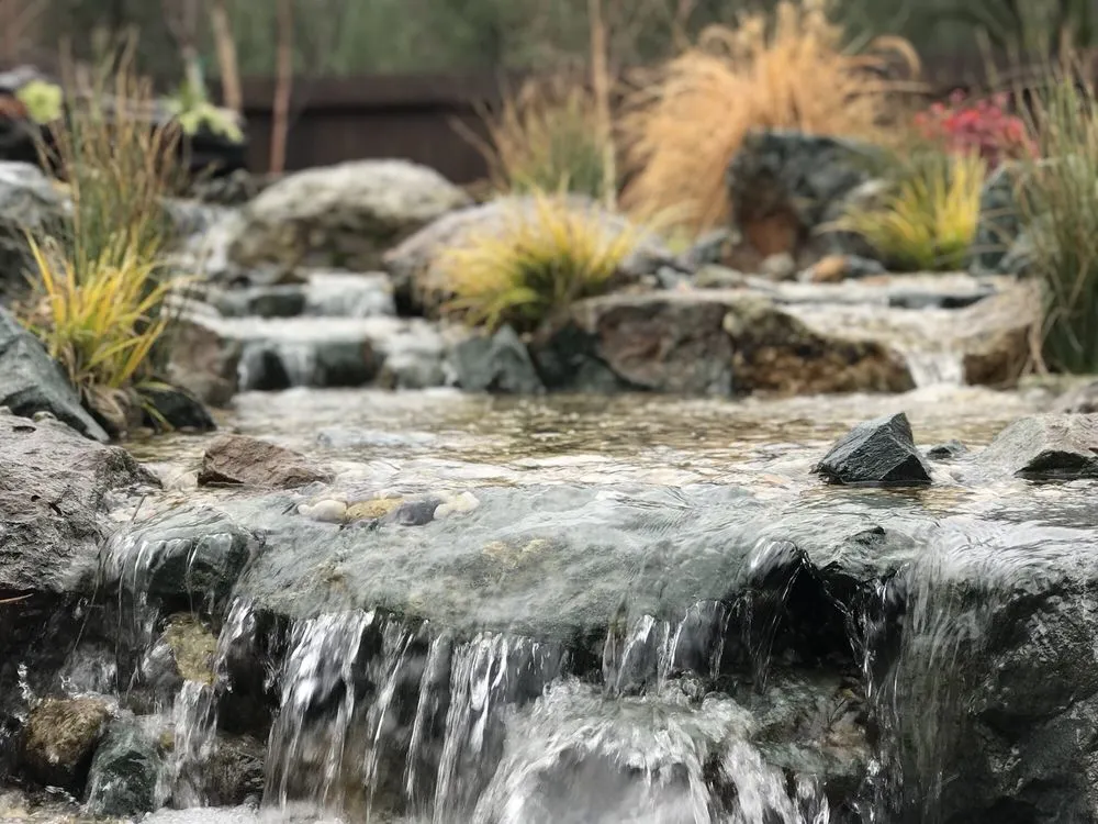 Custom outdoor landscaping for homes in Auburn, CA by Rockface Waterscapes