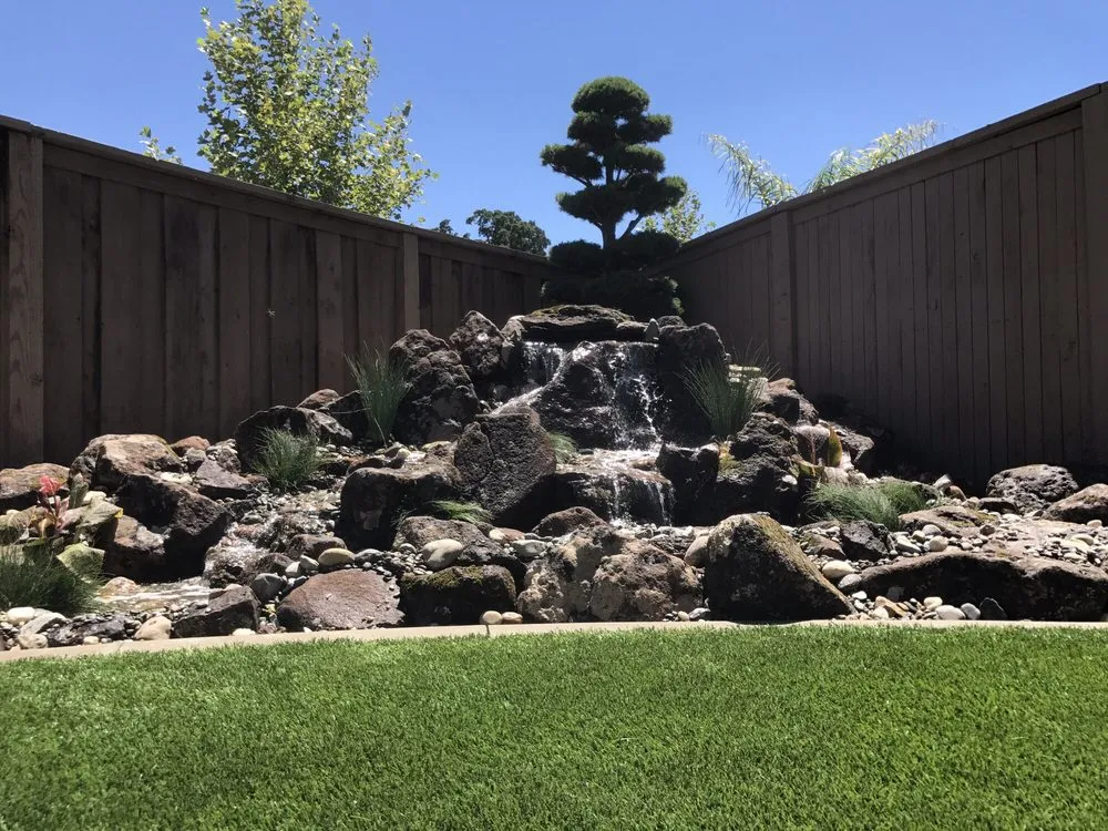 Professional outdoor landscaping for outdoor upgrades across Auburn, CA - Rockface Waterscapes