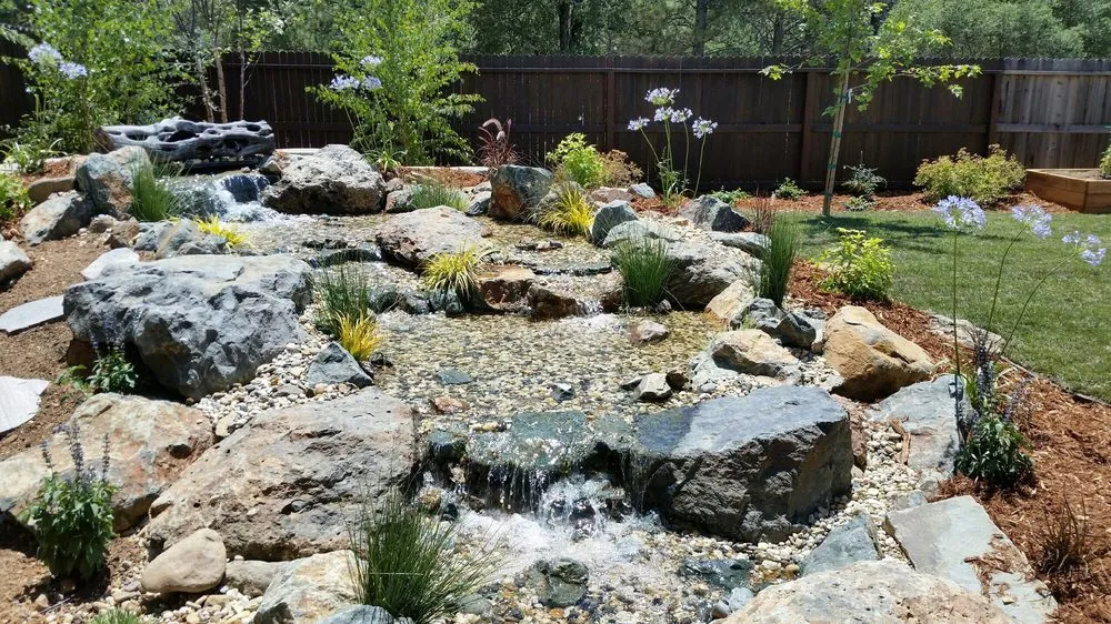 Professional lawn care service in Auburn, CA by Rockface Waterscapes