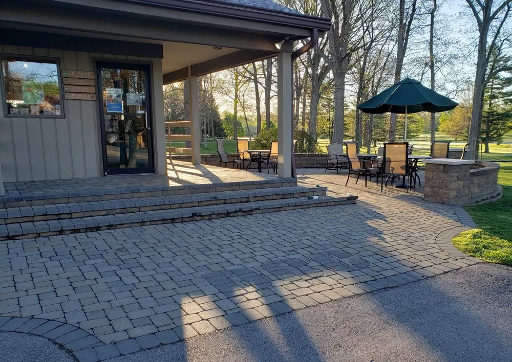 Expert residential landscaping for residential properties in Albany, IN by Rockhammer Outdoor Living & Design