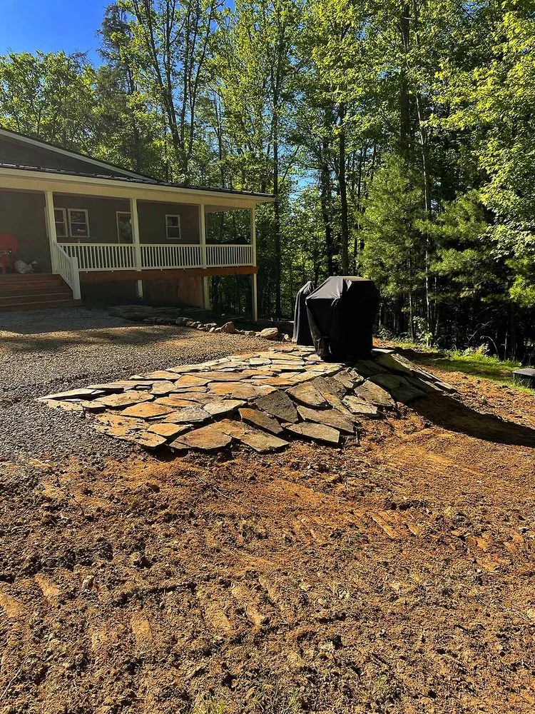 Trusted lawn mowing service for year-round maintenance in Independence, VA by Rockin B Land Services