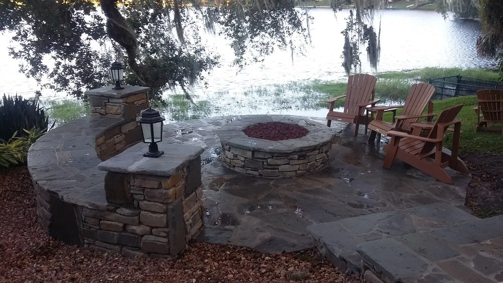 Expert outdoor landscaping in Sanford, FL by Rockin Bloom's