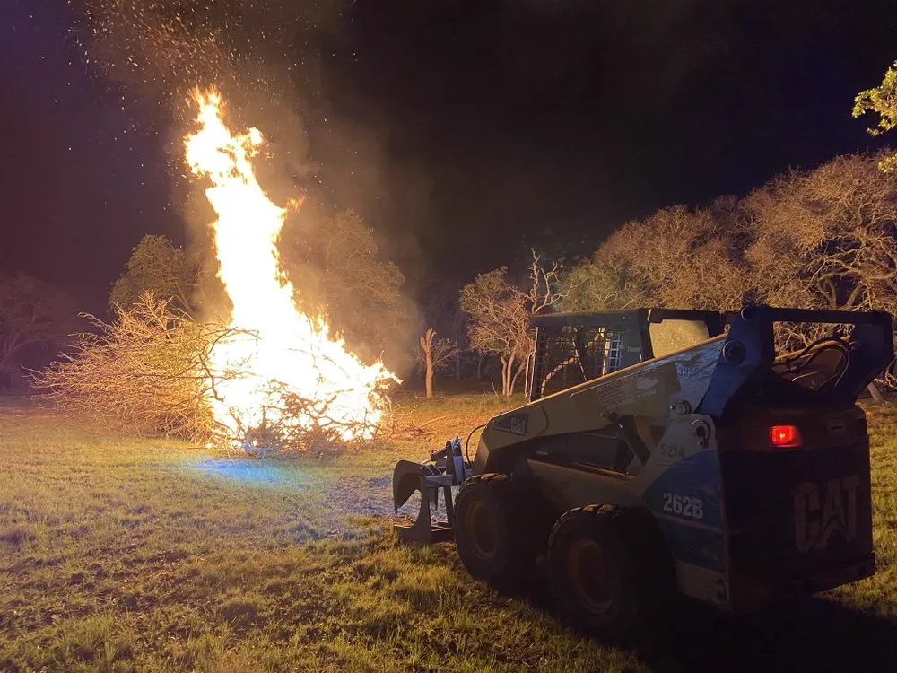 Professional yard maintenance for residential properties in Junction, TX by Rockin CR Construction