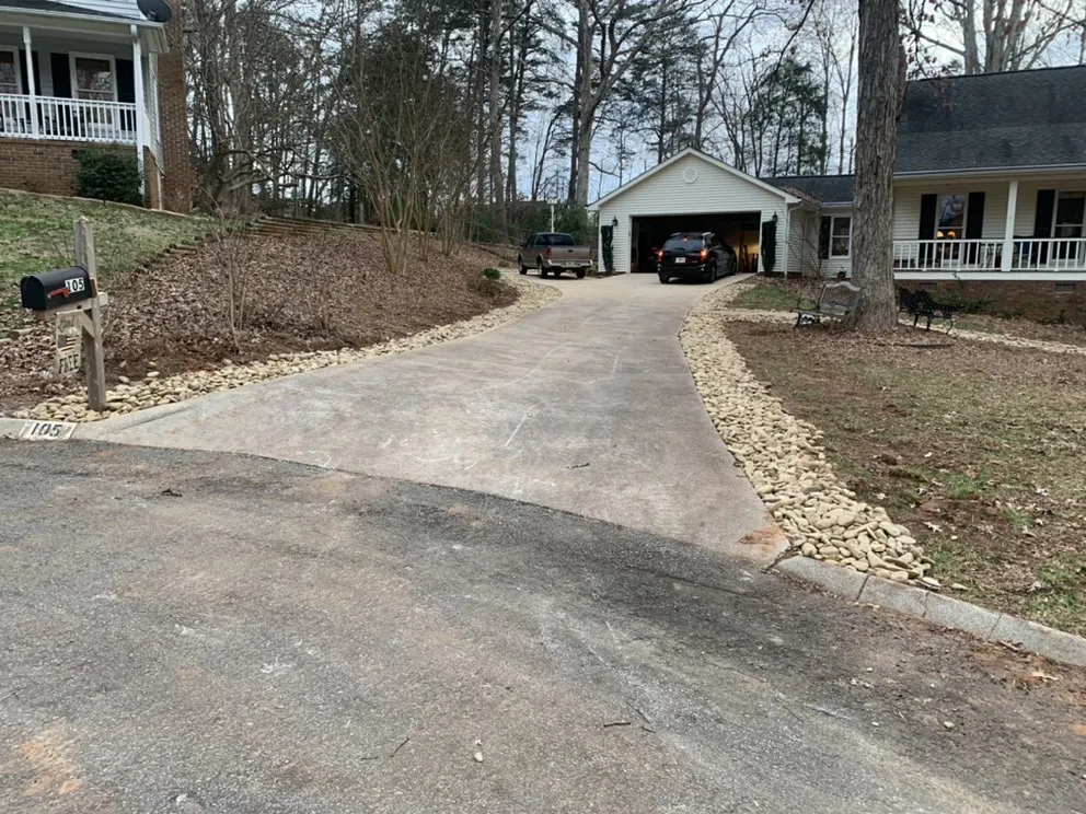 Custom garden landscaping near you in Simpsonville, SC by Rockin’ Landscapes