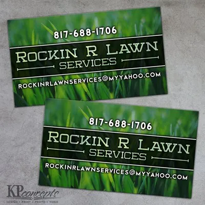 Rockin R Lawn Services Logo