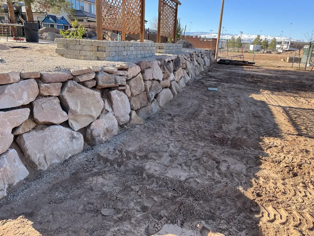 Expert yard maintenance for homes in St. George, UT by Rock'N A Excavation and Landscapes