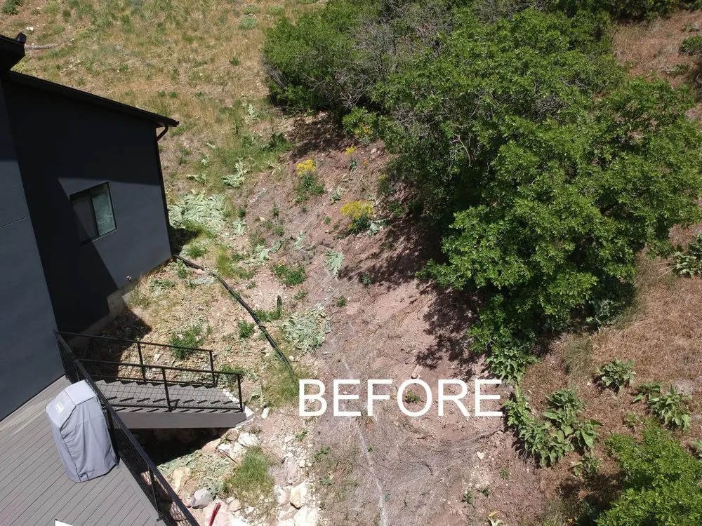 Expert garden landscaping with custom design in Draper, UT by Rockology Utah