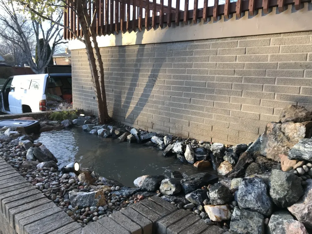 Custom landscaping services for year-round maintenance in Denver, CO by RockStar Aquatics