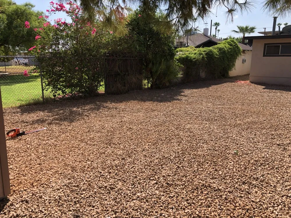 Custom yard cleanup service for outdoor upgrades across Apache Junction, AZ - Rockstar Landscape Materials