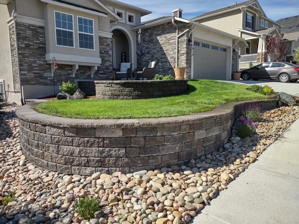 Custom garden landscaping in Colorado Springs, CO - Rockstar Landsculpting