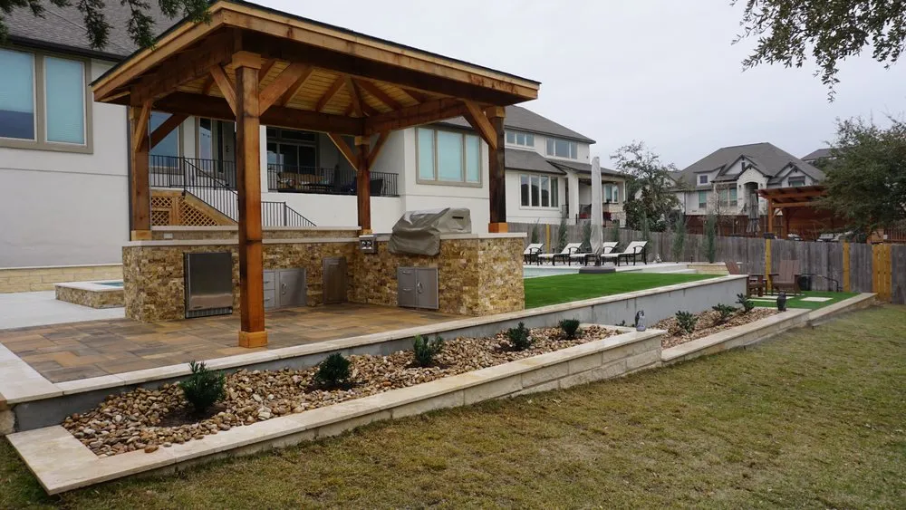 Professional lawn care service for beautiful yards in Bee Cave, TX by Rockview Landscapes