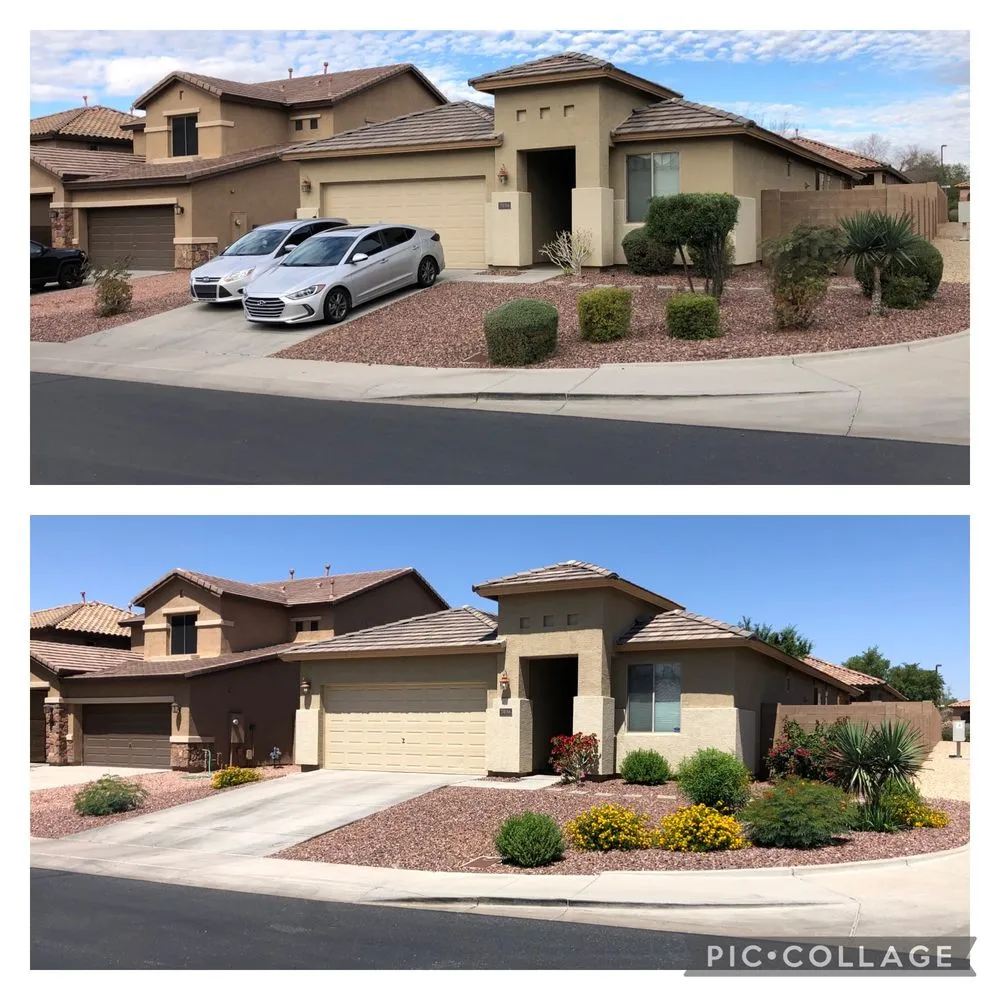 Custom garden landscaping for outdoor upgrades across Peoria, AZ - Rockwell Landscape Maintenance