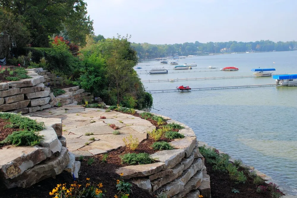 Professional residential landscaping for year-round maintenance across Lake Orion, MI - Rockworks