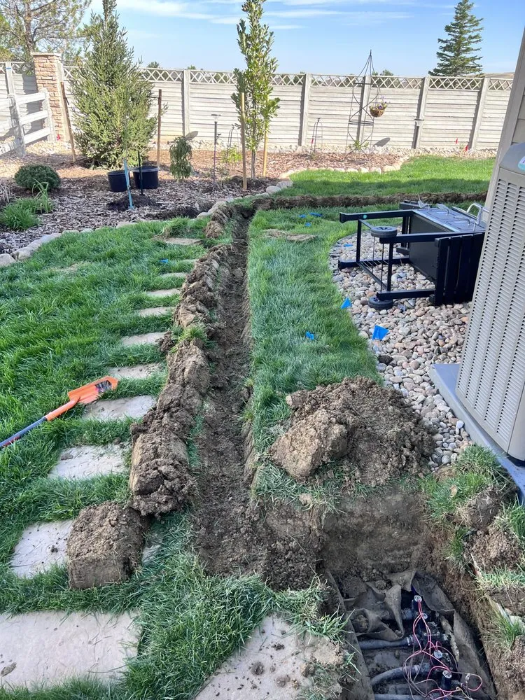 Professional outdoor landscaping in Thornton, CO by Rocky Mountain Irrigation