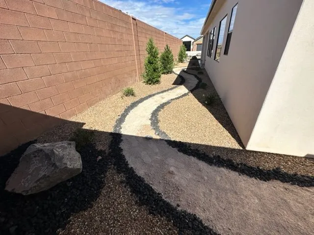 Reliable lawn mowing service for homes in Saint George, UT by Rocky Mountain Landscaping And Concrete