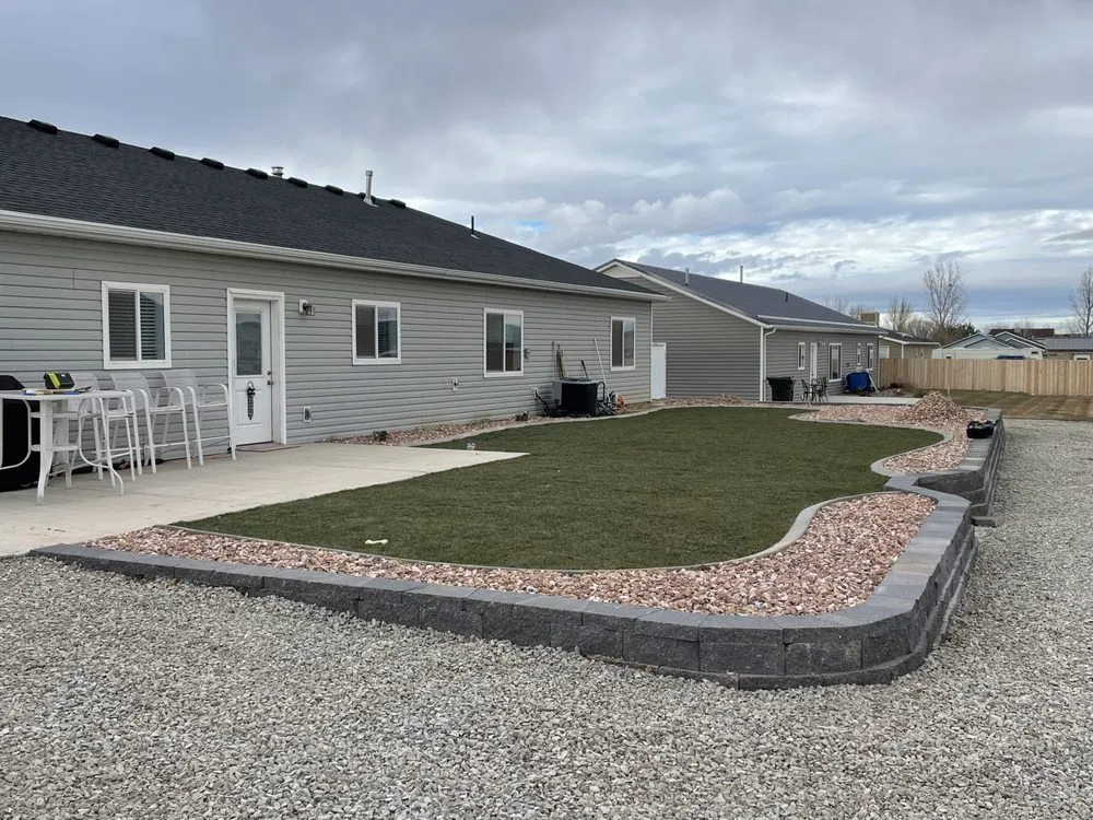 Professional yard cleanup service in Saint George, UT by Rocky Mountain Landscaping And Concrete