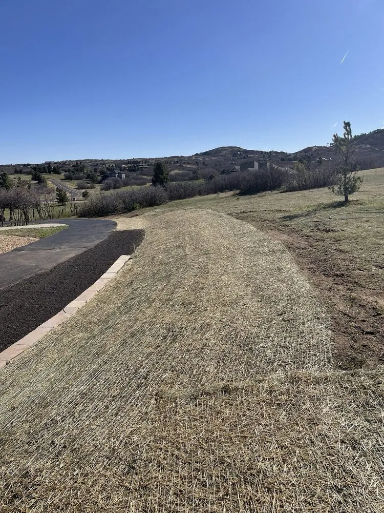 Custom lawn mowing service in Parker, CO - Rocky Mountain Pond and Waterfall