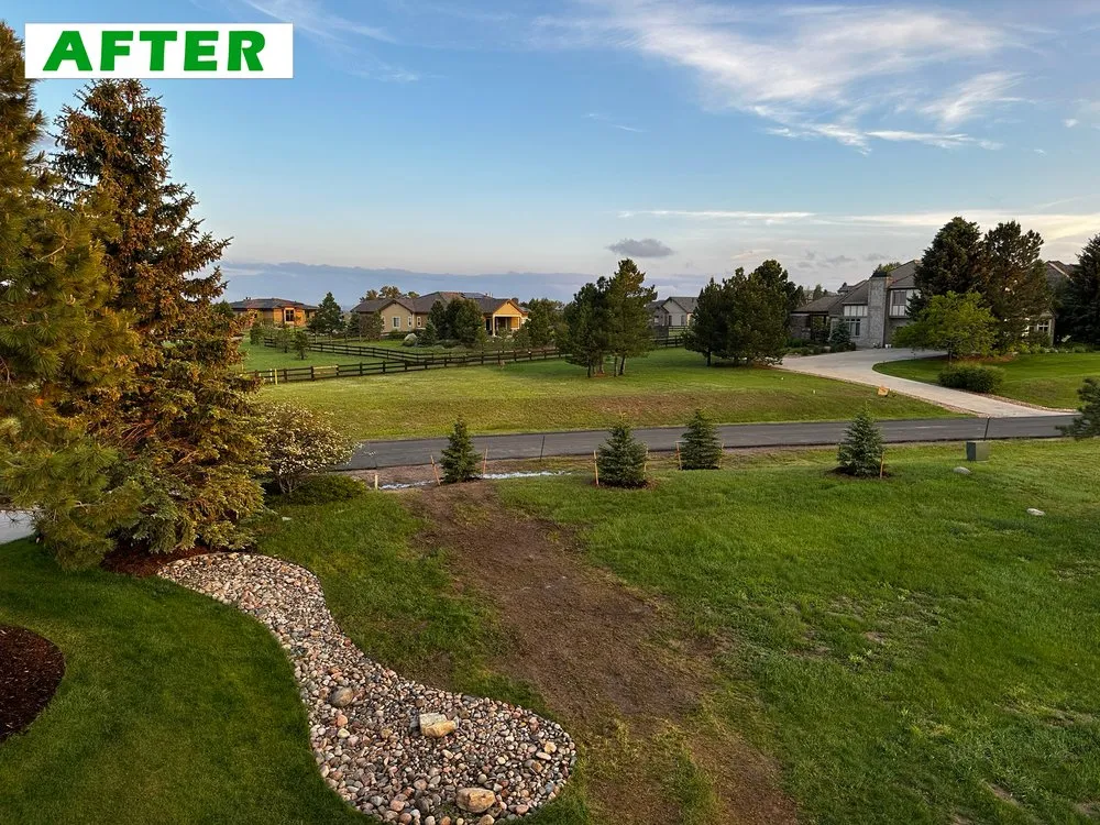 Custom yard maintenance for year-round maintenance across Parker, CO - Rocky Mountain Pond and Waterfall