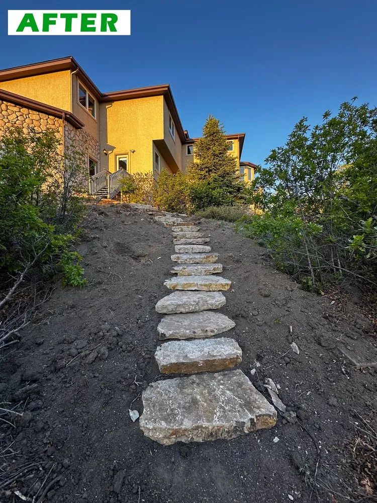 Custom yard cleanup service for homes in Parker, CO by Rocky Mountain Pond and Waterfall