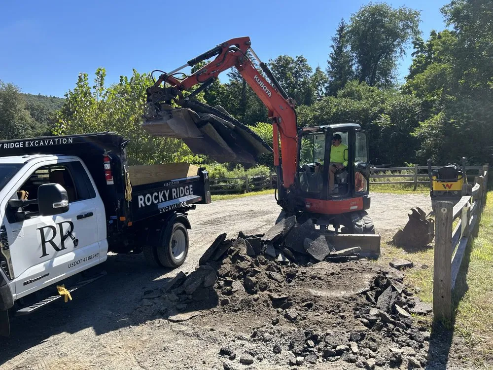 Trusted yard maintenance experts serving Lee, MA - Rocky Ridge Excavation