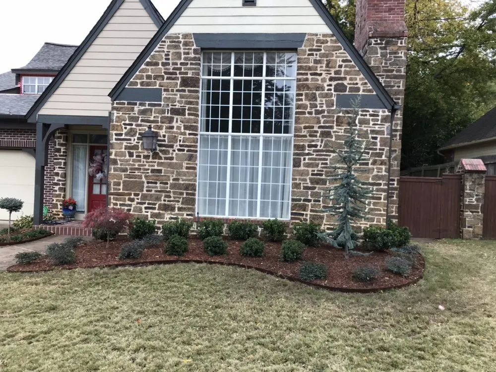 Local landscape installation in Tulsa, OK by Rocky Terrain Landscape