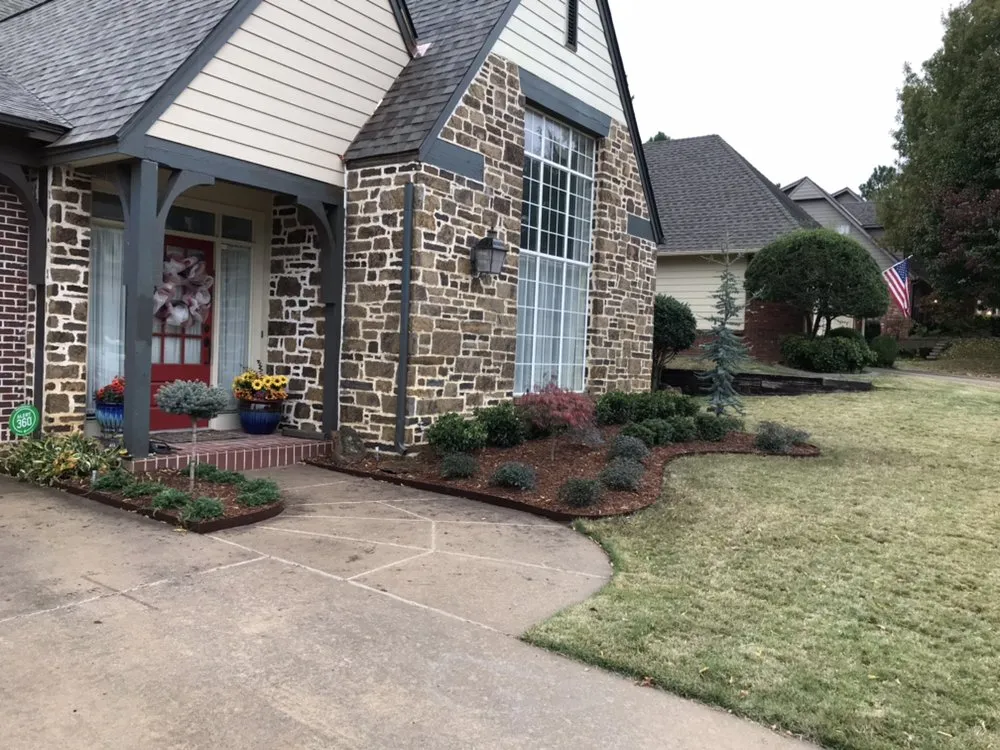 Affordable landscape installation in Tulsa, OK by Rocky Terrain Landscape