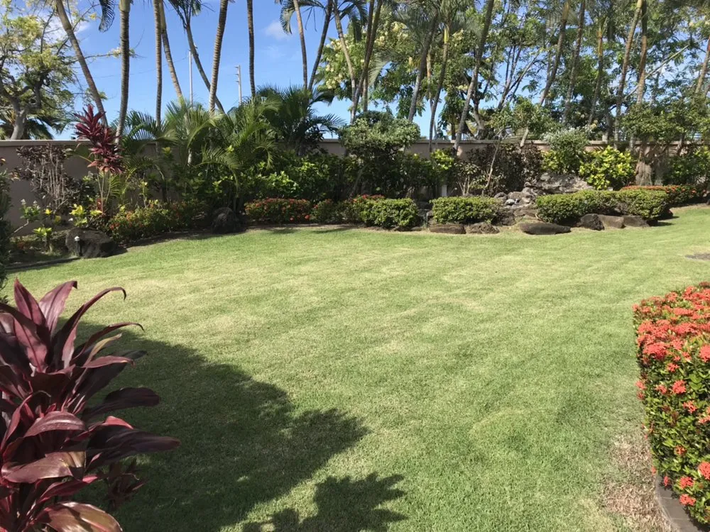 Custom landscape installation in Ewa Beach, HI - Rodel's Landscaping Services