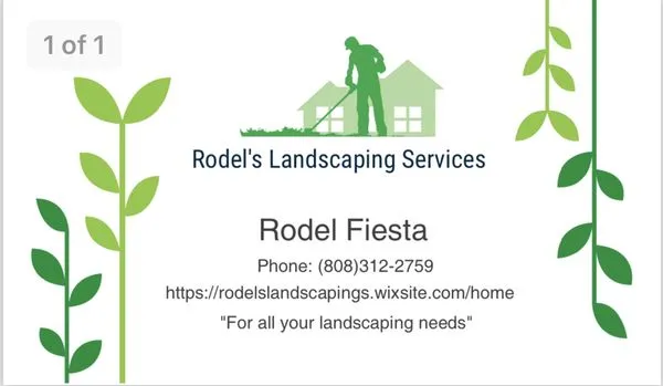 Rodel's Landscaping Services Logo