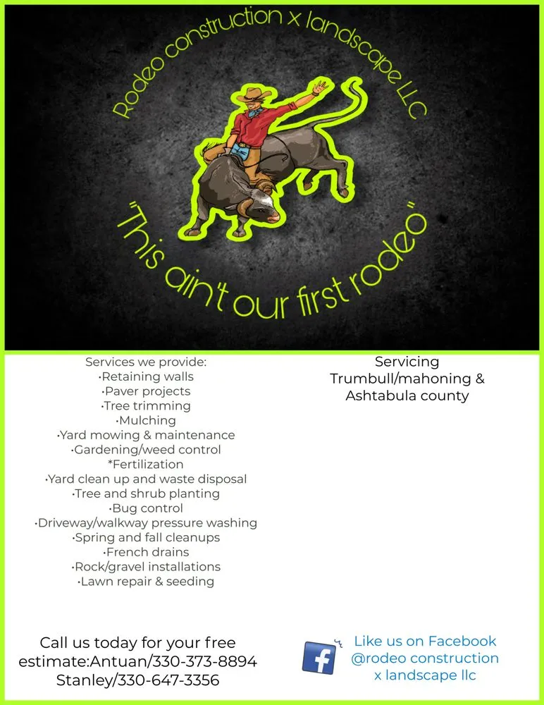 Top-rated outdoor landscaping in Warren, OH by rodeo construction