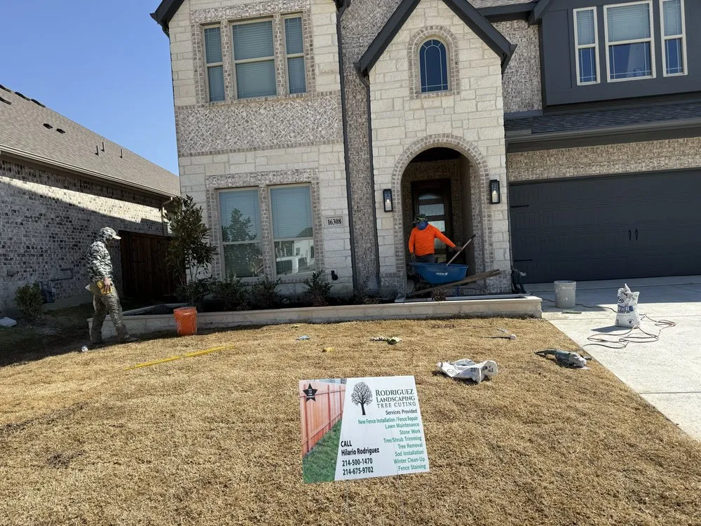Local yard maintenance experts serving Lewisville, TX - Rodriguez fences Installation