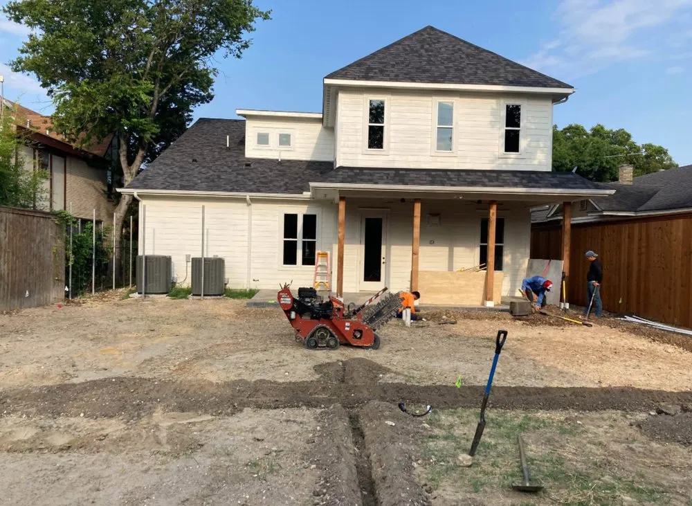 Professional outdoor landscaping for residential properties in Plano, TX by Rodriguez Landscaping & Irrigation