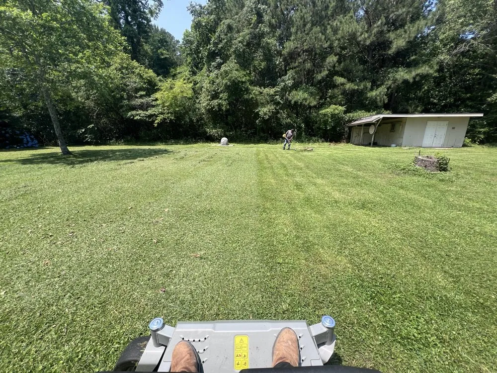 Custom outdoor landscaping for residential properties in Wilson, NC by Rodriguez Landscaping and Services