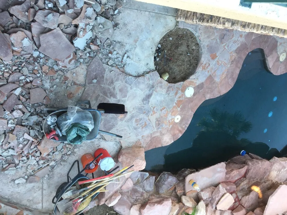 Custom landscape installation with custom design across North Las Vegas, NV - Rodriguez Landscaping Lawn Service