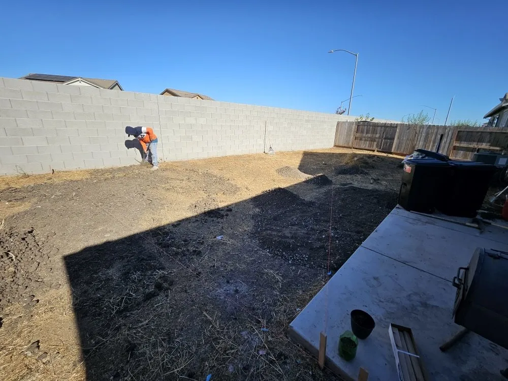 Local landscape installation in Manteca, CA by Rodriguez Landscaping