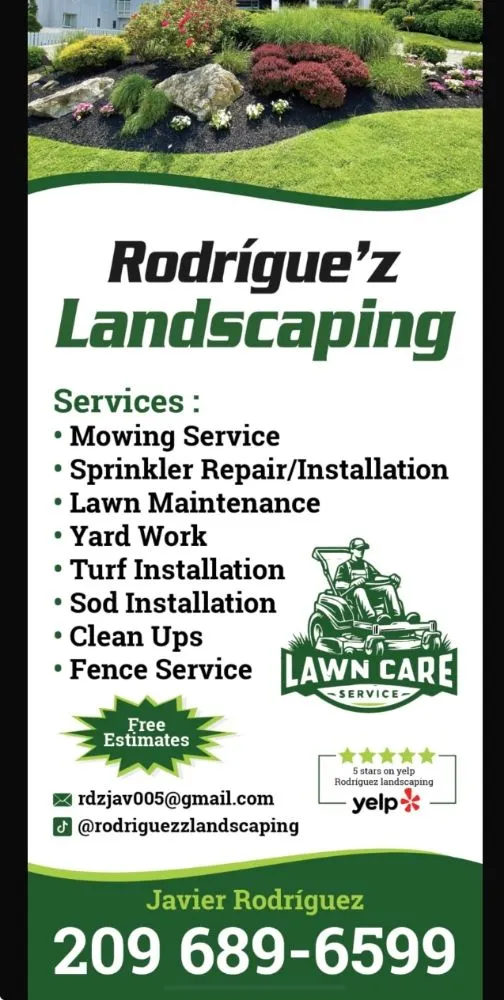 Top-rated yard cleanup service for beautiful yards across Manteca, CA - Rodriguez Landscaping